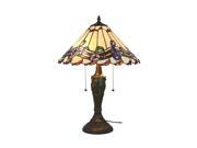 Amora Lighting AM1101TL16 Musical Notes Tiffany Style Table Lamp 24 Tall