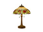Amora Lighting AM006TL16 Tiffany Style Floral Table Lamp 23