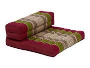 My zen home Dhyana Meditation Cushion Army Red