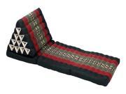 My zen home Triangle Lounger Black Red