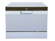 Kitchen Appliance Countertop Dishwasher with Delay Start in Silver