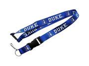 Duke Blue Devils Clip Lanyard Keychain Id Holder Ticket Blue
