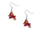 Arizona State Sun Devils Silver Dangle Sparky Logo Earring Set NCAA Charm Gift