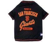 San Francisco Giants Dog Tee Shirt Medium