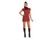 Adult 2009 Star Trek Red Dress Costume Rubies 889124 887367