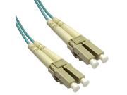 Offex Wholesale LC LC Multimode Duplex Fiber Optic Cable 10 Gigabit Aqua 50 125 20 Meter 65.6ft