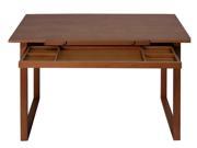 Ponderosa Wood Topped Table in Sonoma Brown by Studio Designs