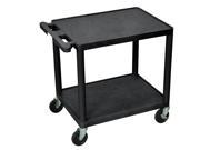 Luxor 26 H A V Cart Two Shelves Black