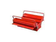Excel Hardware 5tray Cantilever Portable Metal Toolbox Storage Kit Red