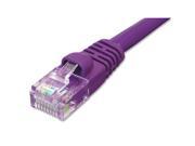 Ziotek CAT5e Enhanced Patch Cable W Boot 25ft Purple