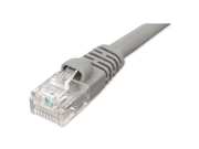Ziotek CAT5e Enhanced Patch Cable W Boot 10ft Grey