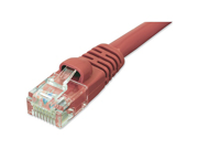 Ziotek CAT5e Enhanced Patch Cable W Boot 2ft Red