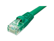 Ziotek CAT5e Enhanced Patch Cable W Boot 2ft Green