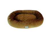 Armarkat Indoor Soft Velvet Comfortable Pet Dog Warm Cushion Sleeper Bed Small Brown
