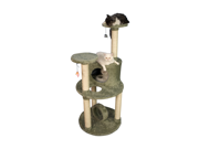 Armarkat 60 Ultra Thick Faux Fur Premium Condo House Pet Cat Tower Tree Furniture Dark Sea Green
