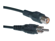 Cable Wholesale RCA Audio Video Extension Cable 1 RCA Male 1 RCA Female 25 ft