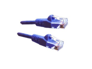 Category 5E Purple Ethernet Network Patch Cable Molded Snagless Boot 2 feet