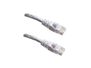 White CAT5E Ethernet Patch Cable Molded Snagless Boots 3 Feet FS B101