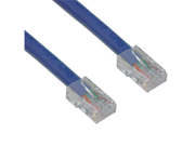Offex CAT5E Ethernet Patch Cable UTP Bootless 350MHz 100 foot Blue