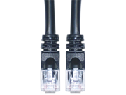 Cable Wholesale CAT5E UTP w Molded Boot 350MHz 100 foot Black