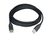 Ziotek USB 2.0 Cable A Male To A Male Black 15ft