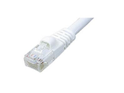 Ziotek CAT5e Enhanced Patch Cable W Boot 100ft White