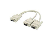 Ziotek DB9 Serial Y cable 2 Male To 1 Female
