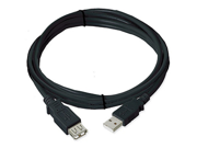 Ziotek USB 2.0 A Male To A Female Extension Cable 6ft Black
