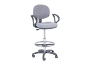 Offex Stanford Multi Functional Ergonomic Home or Office Drafting Seating Chair With Casters in Gray
