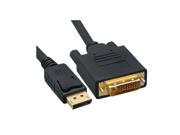 Cable Wholesale DisplayPort to DVI Video Cable DisplayPort Male to DVI Male 15 foot