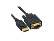 DisplayPort to VGA Video cable DisplayPort Male to VGA Male 10 foot