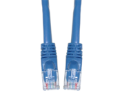 Cable Wholesale Cat 6a Blue Ethernet Patch Cable Snagless Molded Boot 500 MHz 50 foot
