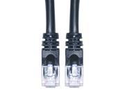 Cable Wholesale Cat 6 Black Ethernet Patch Cable Snagless Molded Boot 10 foot