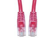 Cable Wholesale Cat 6 Red Ethernet Patch Cable Snagless Molded Boot 3 foot
