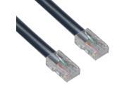 Cable Wholesale Cat 6 Black Ethernet Patch Cable Bootless 7 foot