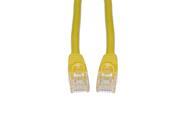 Cable Wholesale Cat 6 Yellow Ethernet Patch Cable Snagless Molded Boot 7 foot