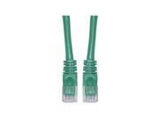 Cat 5e Green Ethernet Patch Cable Snagless Molded Boot 5 foot