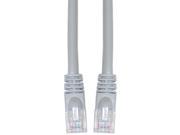 Cat 5e Gray Ethernet Patch Cable Snagless Molded Boot 1 foot