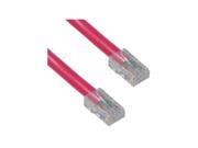 Cable Wholesale Cat 5e Red Ethernet Patch Cable Bootless 3 foot