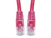 Cable Wholesale Cat 5e Red Ethernet Crossover Cable Snagless Molded Boot 10 foot