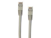 Cable Wholesale Shielded Cat 5e Gray Ethernet Cable Snagless Molded Boot STP Shielded Twisted Pair 5 foot