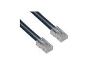 Cable Wholesale Cat 5E Black Ethernet Patch Cable Bootless 14 Foot