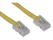 Offex Cat 6 Yellow Ethernet Patch Cable Bootless 5 foot