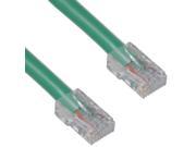 Cable Wholesale Cat 6 Green Ethernet Patch Cable Bootless 7 foot