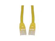 Cable Wholesale Cat 5e Yellow Ethernet Patch Cable Snagless Molded Boot 14 foot