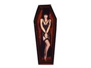 Advanced Graphics Elvira Coffin Lifesize Wall Decor Cardboard Standup Cutout Standee Poster 76 X35