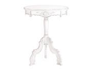 Koehler Home Decor Gift Accent Shabby Chic Wooden End Table Nightstand White