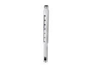 Chief Home Office Notched Design Adjustable 108 To 132 Ceiling Mount Extension Column Pipe Weight Capacity 500lbs White