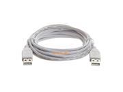 USB 2.0 A Male to A Male Cable 10FT WHITE