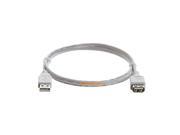 USB 2.0 A Male to A Female Extension Cable 3FT WHITE